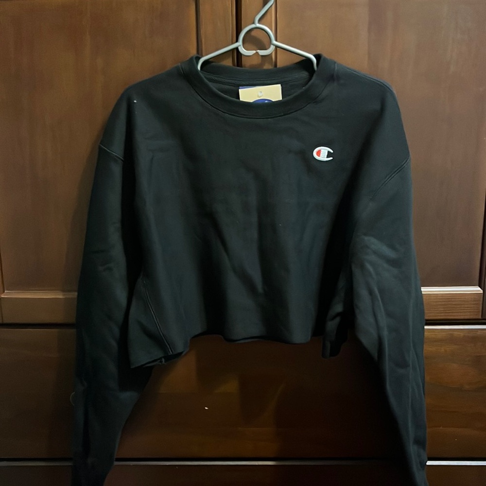 Reverse weave women’s champion cropped sweatshirt